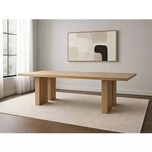 طاولة طعام فرينك - 10 اشخاص - بيج