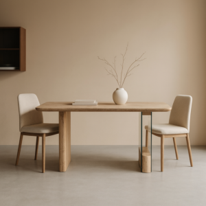 طاولة طعام 180 سم بدون كراسي - 6 اشخاص