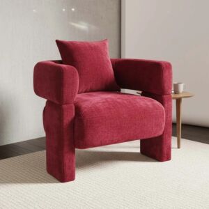 كرسي مفرد لايم - عنابي