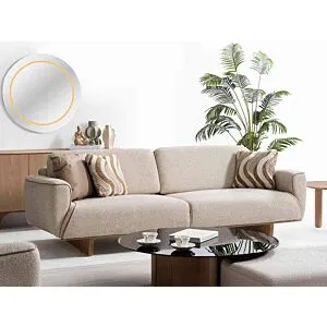 كنبة لاروس - 3 مقاعد - بيج