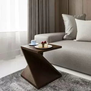 طاولة جانبية دلون - بني