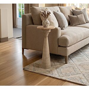 طاولة جانبية لوسا - ترافرتين - بيج