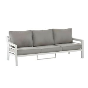 كرسي خارجي هايب - 3 مقاعد - رمادي وابيض