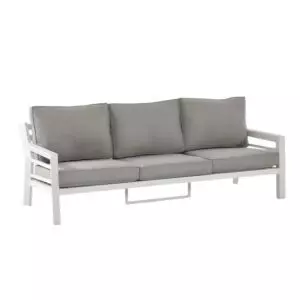 كرسي خارجي هايب - 3 مقاعد - رمادي وابيض