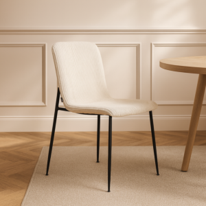 كرسي طعام كروستا - كريمي