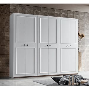 دولاب ملابس زينا - 6 أبواب