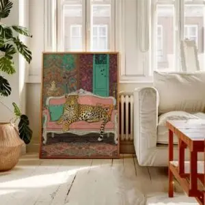 لوحة جدارية فانتوم - 120x160 سم - كلاسيك شامبين عريض