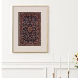 لوحة جدارية بتصميم سجادة