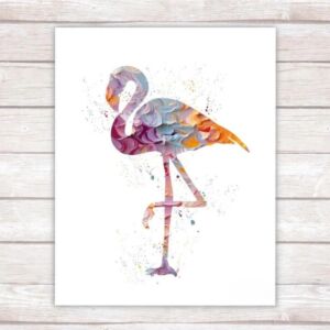 لوحة جدارية فلامينجو