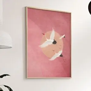 لوحة جدارية سيراف - 200x100 سم - برواز اسود غير مجوف