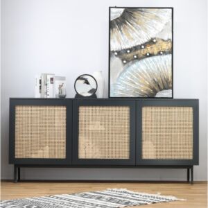 طاولة بوفيه كاي - راتان طبيعي