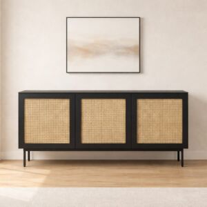 طاولة بوفيه كاي - راتان طبيعي