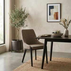 كرسي طعام كينج - قهوة