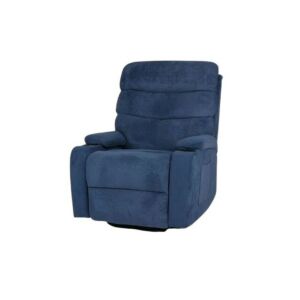 Albert Rocking and Swivel Recliner Chair - Blue