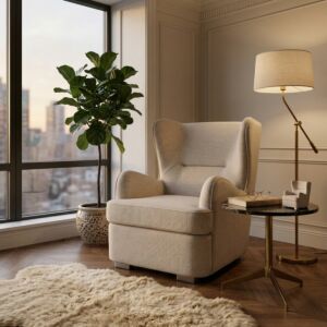 كرسي مفرد راكو - بيج فاتح