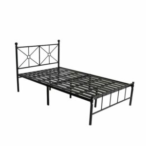 سرير مفرد استر - اسود