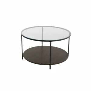 طاولة قهوة كلاسيك - اسود وبني