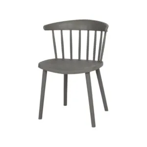 كرسي طاولة طعام انجيلا - رمادي