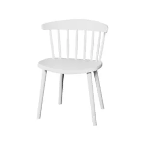 كرسي طاولة طعام انجيلا - ابيض