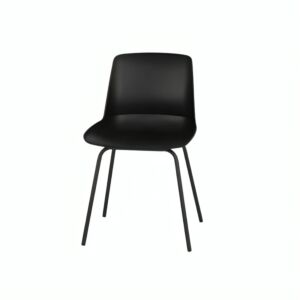 كرسي طعام توالي - اسود
