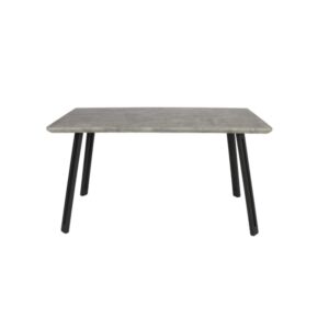 طاولة طعام سيلابو - رمادي وأسود