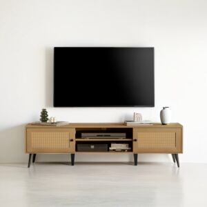 طاولة تلفزيون سيجا - بني