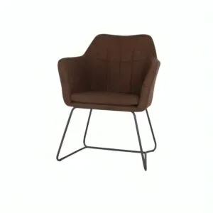 كرسي مفرد اليدا - بني