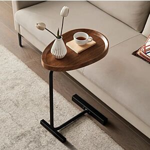 طاولة جانبية سيرال - بني