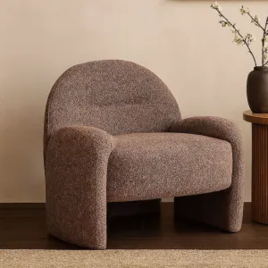 كرسي مفرد شايني - بني ومتعدد الالوان