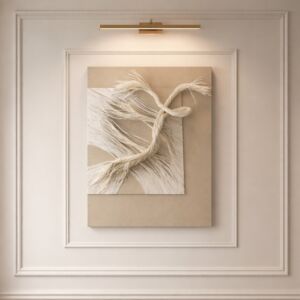 لوحة وديكور جداري ثلاثي الابعاد بيران - بيج