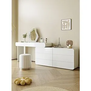 طاولة تزيين ديزني - ابيض