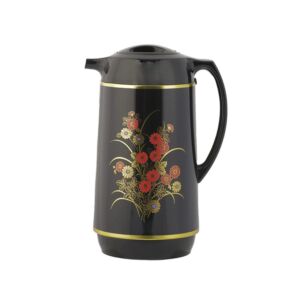 ترمس ياباني فلاورز 1 لتر - اسود ومتعدد الالوان