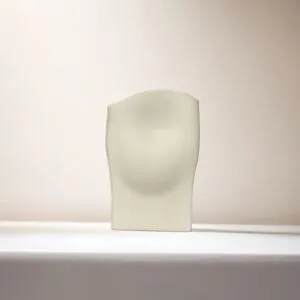 مزهرية رون - ابيض