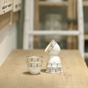 طقم فنجان قهوة سعودية نخيل الأصالة - 12 قطعة