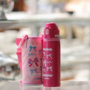 حافظة ماء زجيروشي 520 مل اوموت - وردي