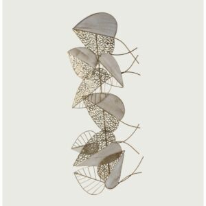 ديكور جداري اوراق خشب بمعدن