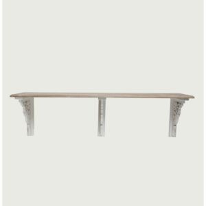 رف حائط خشبي 3 قوائم 