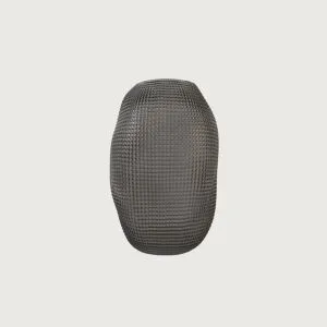 فازة زجاج فلوريد - رمادي