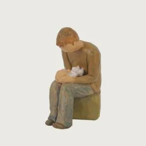 تحفة شكل الأب وطفله