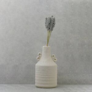 باقة زهور لافندر صناعية - رمادي