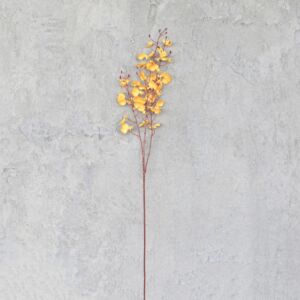 فرع زهرة الاوركيد - اصفر - 12 قطعة