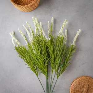 زهر صناعي فالد - أخضر وأبيض - 12 قطعة