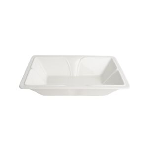 طبق بورسلان  ابيض عميق