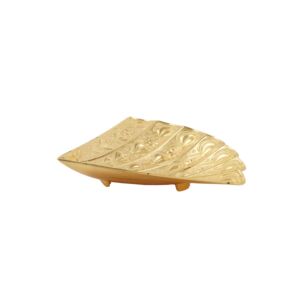 طبق تقديم لون ذهبي 