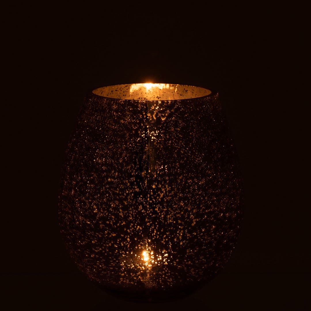 

حامل شموع هاري صغير - فضي