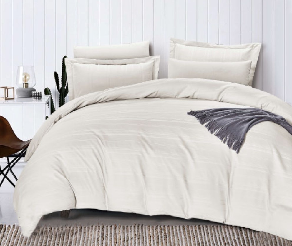 

طقم لحاف فندقي نيفيلي - مفرد 4 قطع - رصاصي