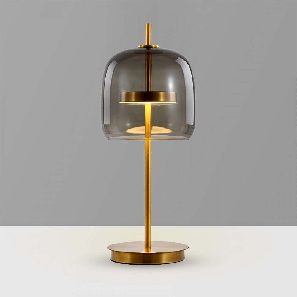 

أبجورة طاولة راقية ليد 10 واط قطر 24 سم رمادي