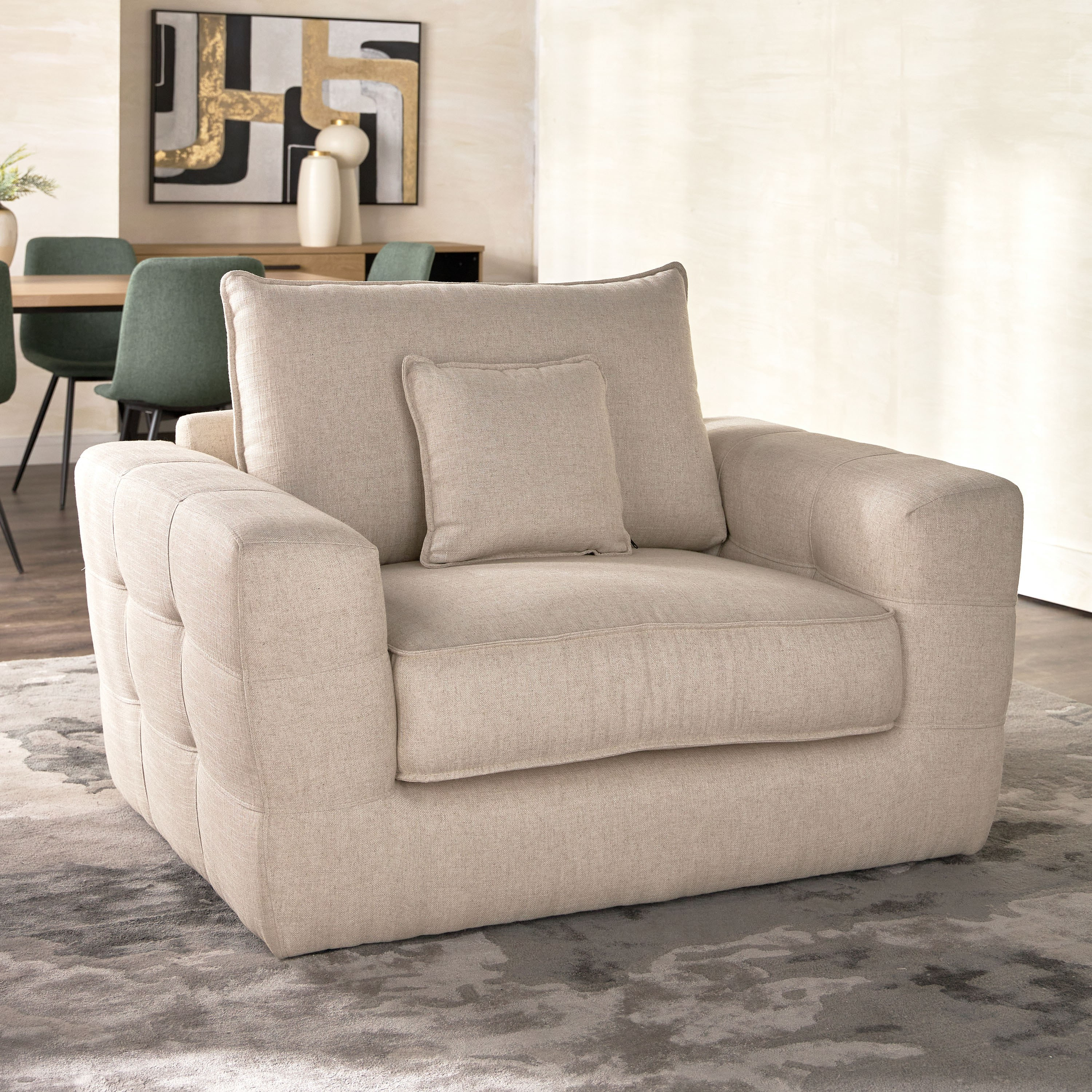 

كرسي قماش بمسند ذراعين - شيشاير