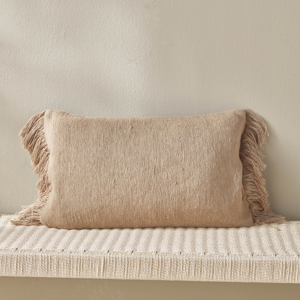 

وسادة ديكور محشوة شارتلي - بني