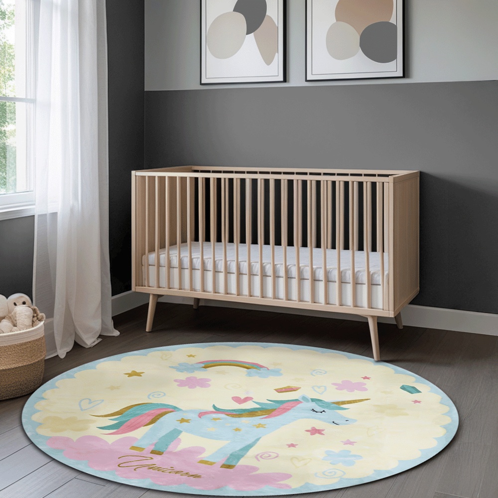 سجادة اطفال ميرال بومي 160X160 سم - متعدد الألوان